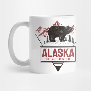 Alaska The Last Frontier Bear Nature Design Mug